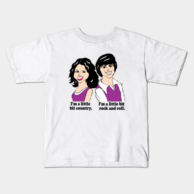 DONNY AND MARIE FAN ART Kids T-Shirt by cartoonistguy